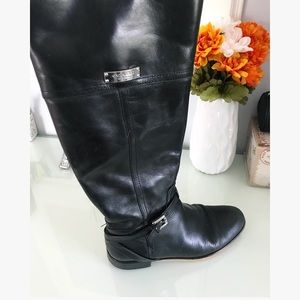 Authentic black Coach boots